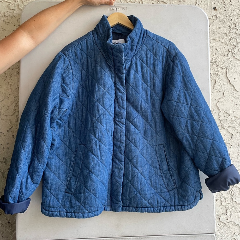 Quilted Denim Jacket